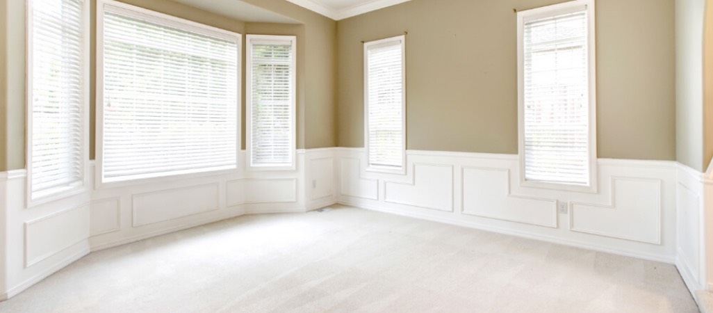 An empty, clean interior of home