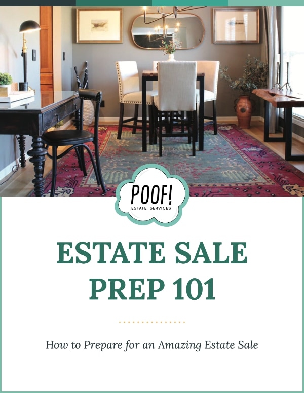 Estate Sale Prep 101 - PDF Cover