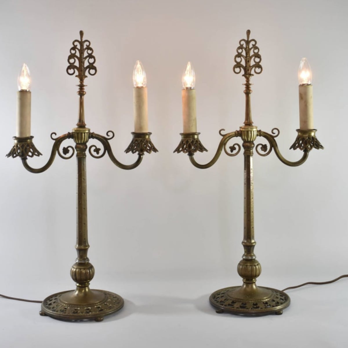 Two vintage lamps